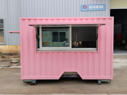 small shipping container food trailer